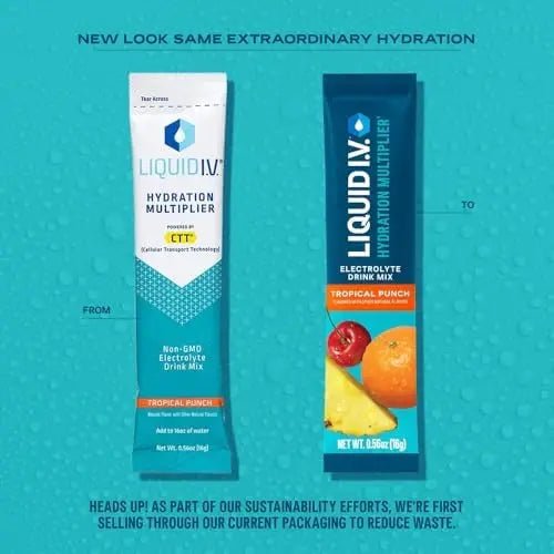 Liquid I.V.® Hydration Multiplier - Tropical Punch | Electrolyte Powder Drink Mix | 1 Pack (16 Servings) - TrustMedUSA