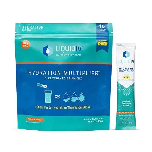 Liquid I.V. Hydration Multiplier - Tropical Punch - Hydration Powder Packets | Electrolyte - TrustMedUSA