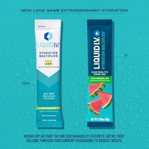 Liquid I.V.® Hydration Multiplier® - Watermelon | Electrolyte Powder Drink Mix | 1 Pack (16 Servings) - TrustMedUSA