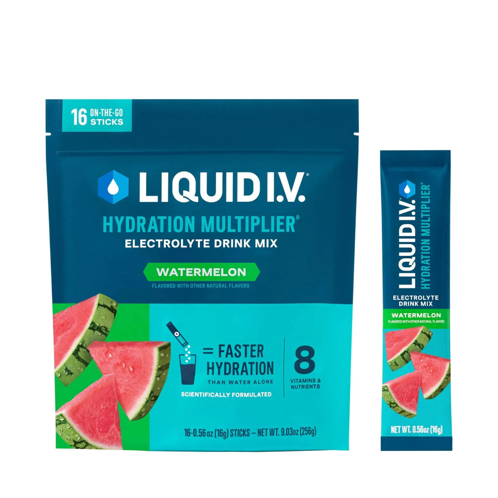 Liquid I.V.® Hydration Multiplier® - Watermelon | Electrolyte Powder Drink Mix | 1 Pack (16 Servings) - TrustMedUSA