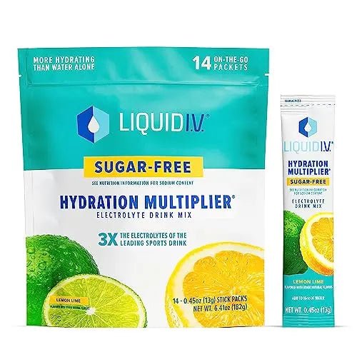 Liquid I.V. Sugar-Free Hydration Multiplier - Lemon Lime – Sugar-Free Hydration Powder - TrustMedUSA