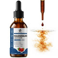 Liquid Magnesium Glycinate Drops for Nighttime Sleep & Calm Support, Triple Chelated Magnesium Complex with L-Theanine & GABA, Pre-Dissolved Liquid for Gentle Absorption, Strawberry Flavor, 2 Fl Oz - TrustMedUSA