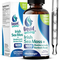 Liquid Naturals Irish Sea Moss Drops - Citrus Berry Flavor - 92+ Essential Minerals & Vitamins - Energy, Skin, Gut, Recovery - Bladderwrack and Burdock Root - 2 fl. oz - TrustMedUSA