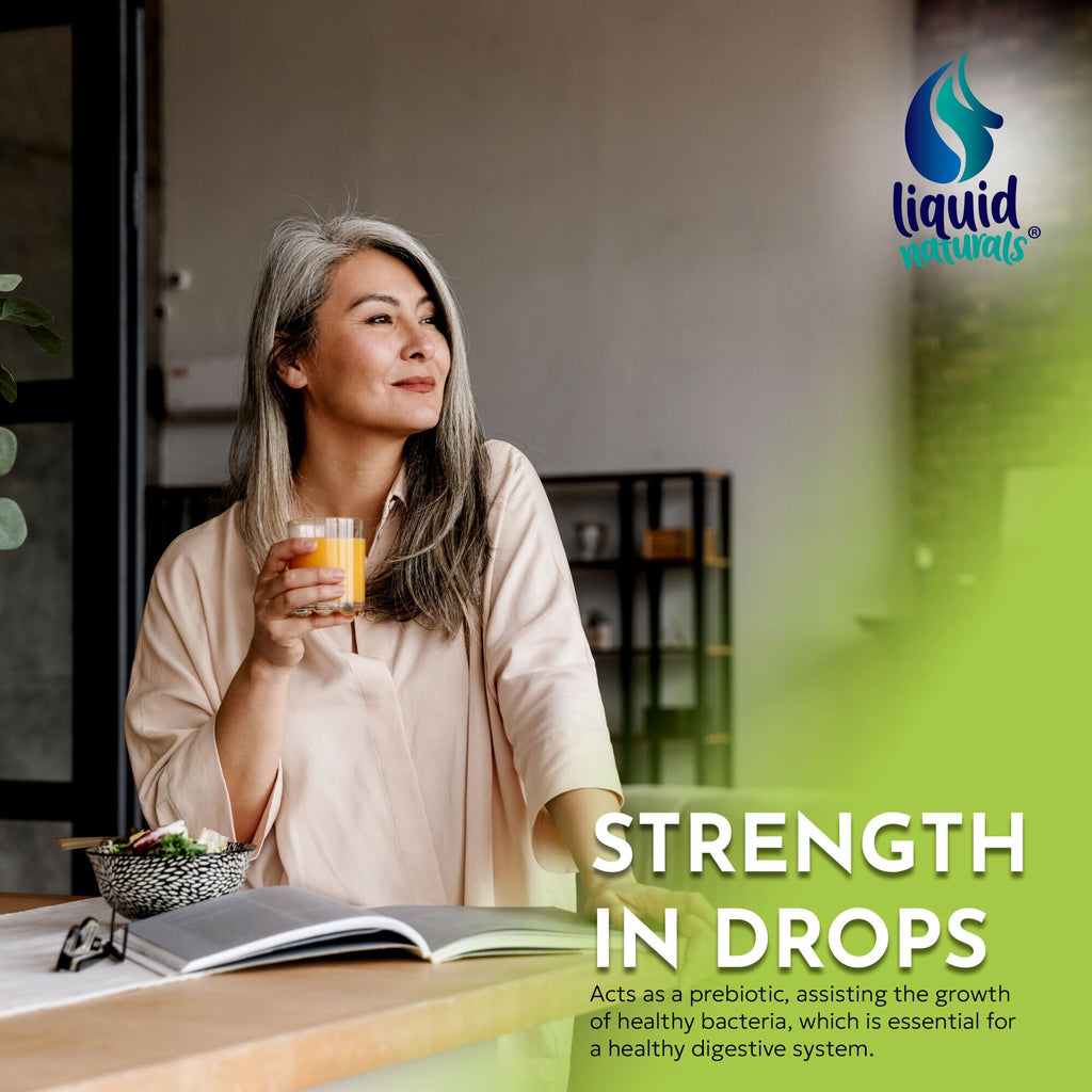 Liquid Naturals Irish Sea Moss Drops - Citrus Berry Flavor - 92+ Essential Minerals & Vitamins - Energy, Skin, Gut, Recovery - Bladderwrack and Burdock Root - 2 fl. oz - TrustMedUSA