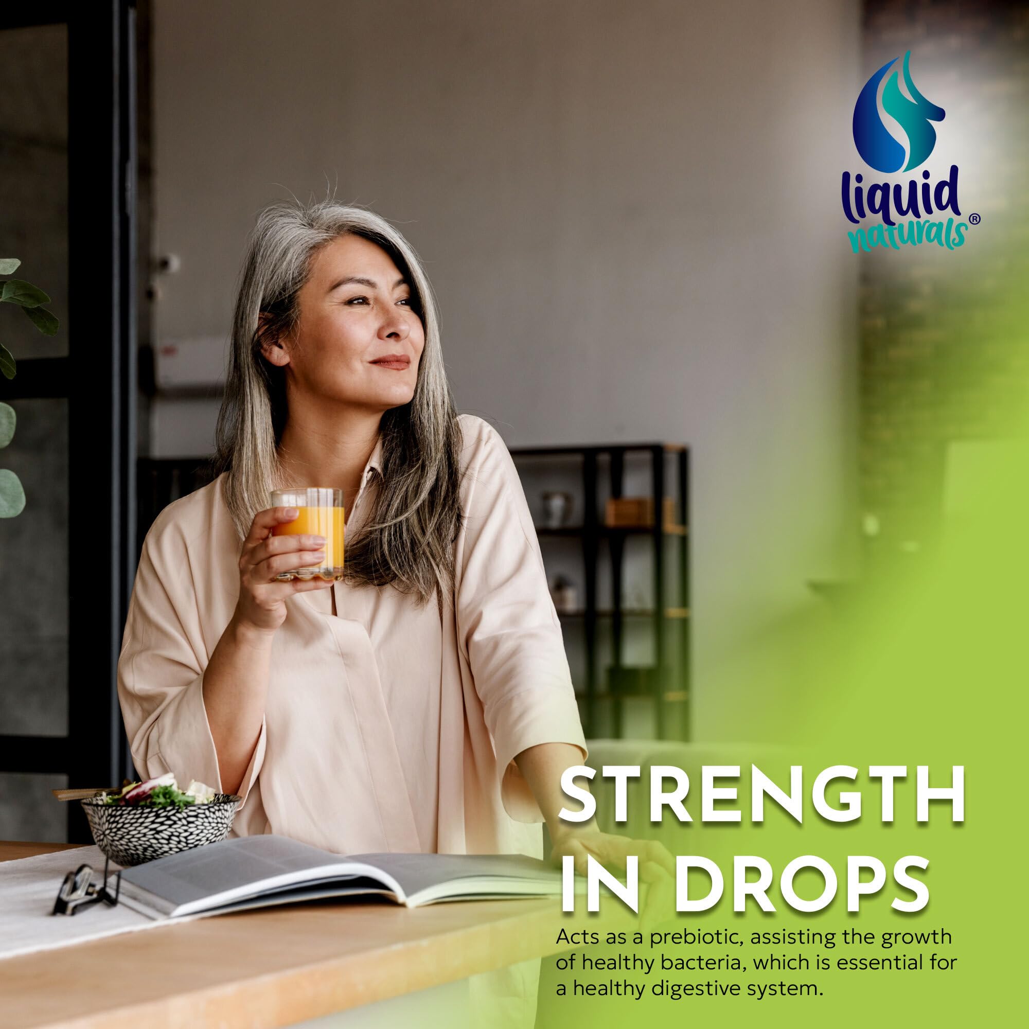 Liquid Naturals Irish Sea Moss Drops - Citrus Berry Flavor - 92+ Essential Minerals & Vitamins - Energy, Skin, Gut, Recovery - Bladderwrack and Burdock Root - 2 fl. oz - TrustMedUSA