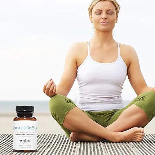 Lithium Orotate 2.5mg (1 Bottle), 60 Vegetarian Capsules, Lithium Supple - TrustMedUSA