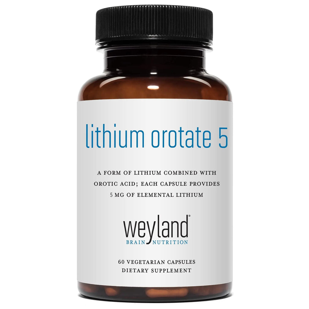 Lithium Orotate - 5mg of Elemental Lithium per Vegetarian Capsule - TrustMedUSA
