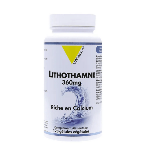 Lithothamne 360 mg riche en Calcium 120 gélules VIT'ALL+ - TrustMedUSA