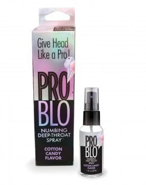 Little Genie ProBlo Cotton Candy Flavored Deep Throat Numbing Spray, 1 oz - TrustMedUSA