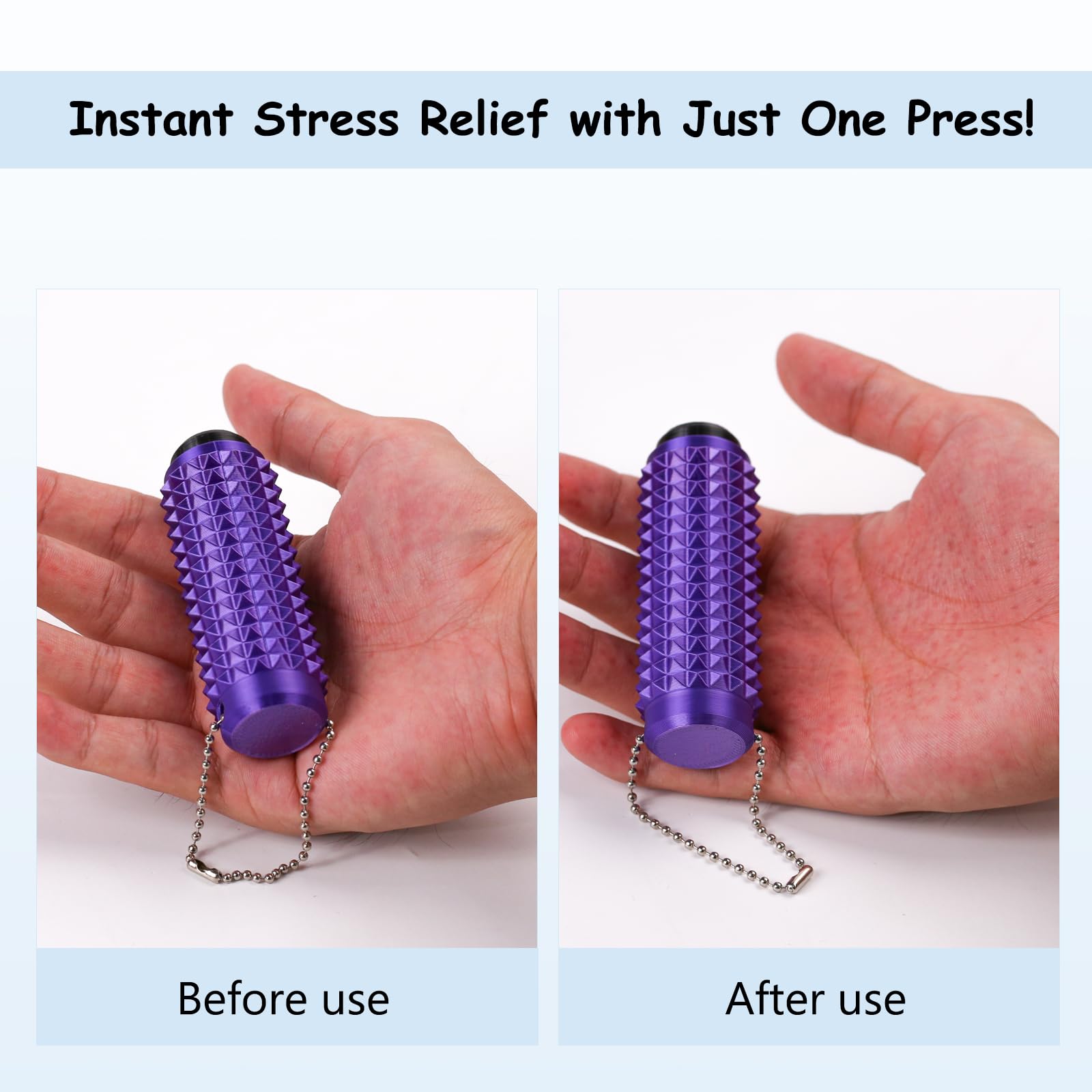 Little Ouchies Pain Fidget Clicker Toy, 3D Printed Sensory Fidget Toys Adults, Anxiety Relief Items Fidget, Stress Relief Gifts for Men Women (4Pcs-2A) - TrustMedUSA