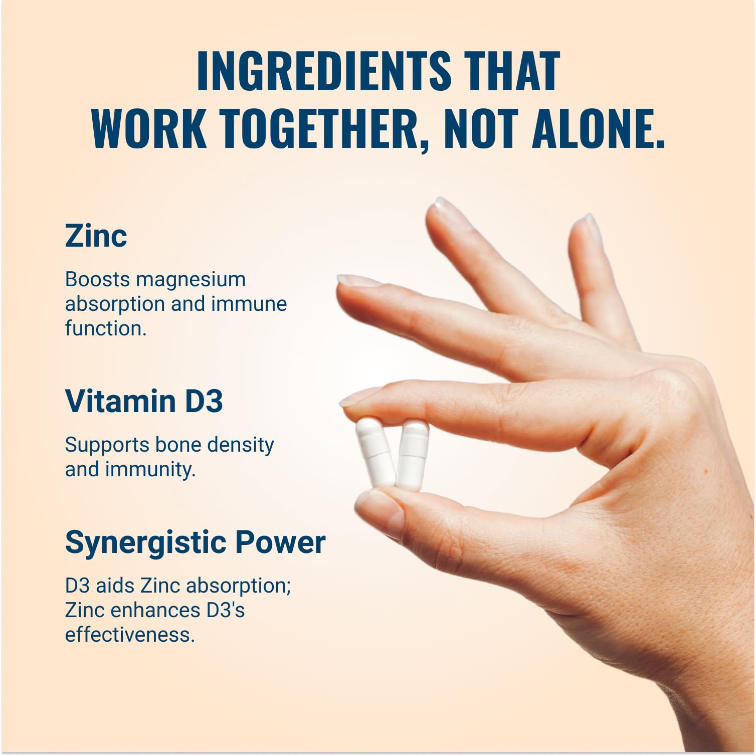 Live Conscious Magwell Magnesium Zinc & Vitamin D3 - Magnesium Glycinate, Malate, & Citrate - Triple Supplement for Women & Men - TrustMedUSA