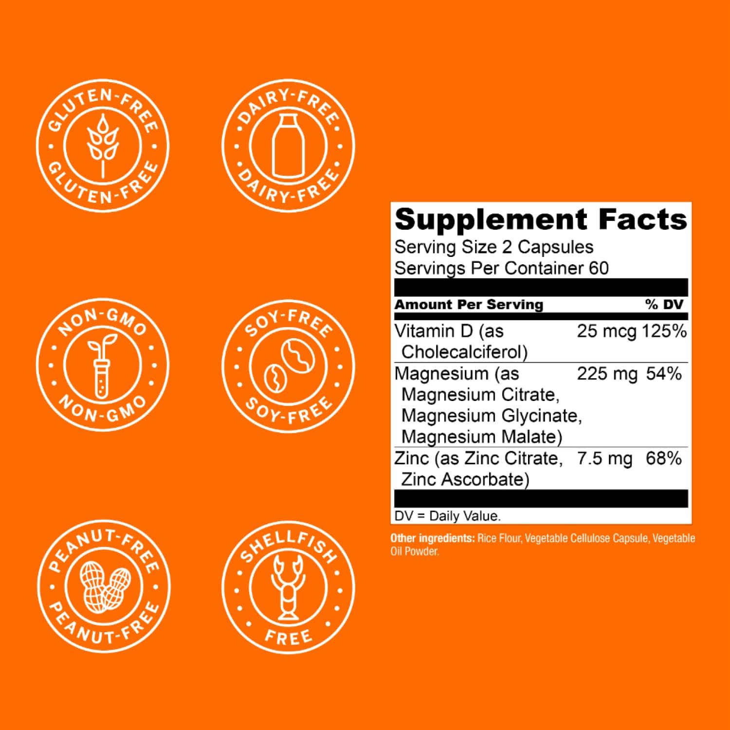 Live Conscious Magwell Magnesium Zinc & Vitamin D3 - Magnesium Glycinate, Malate, & Citrate - Triple Supplement for Women & Men - TrustMedUSA