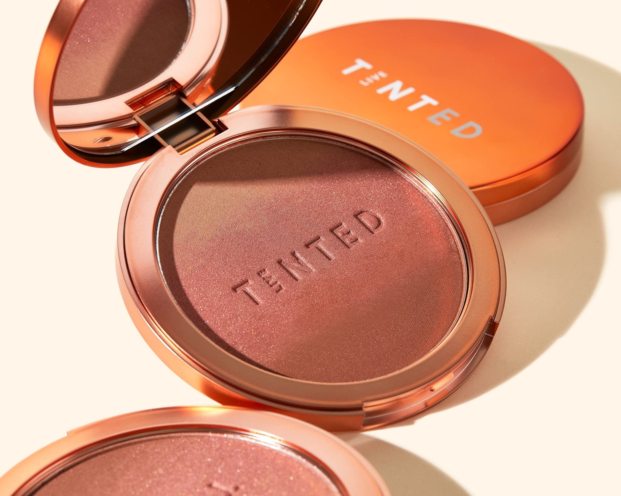 Live Tinted Huebeam Jumbo Gradient Blushing Bronzer - Lightweight, Highly-Pigmented, Buildable & Blendable - Sunkissed, Glowy, Even Toned Skin Face Blush and Bronzer - 15g / 0.5 oz - TrustMedUSA