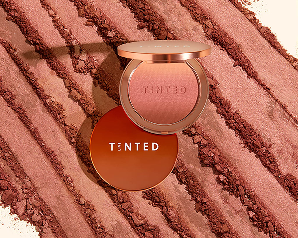 Live Tinted Huebeam Jumbo Gradient Blushing Bronzer - Lightweight, Highly-Pigmented, Buildable & Blendable - Sunkissed, Glowy, Even Toned Skin Face Blush and Bronzer - 15g / 0.5 oz - TrustMedUSA