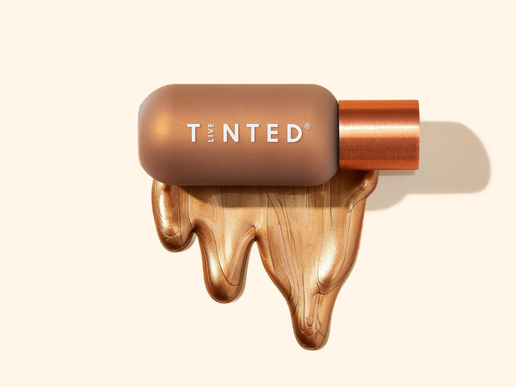 Live Tinted Hueglow Liquid Highlighter Drops - Lightweight Serum-Infused Highlighter, Non-Greasy Formula for Natural Radiance and Advanced Hydration, Dusk, 1.7fl oz / 50mL - TrustMedUSA