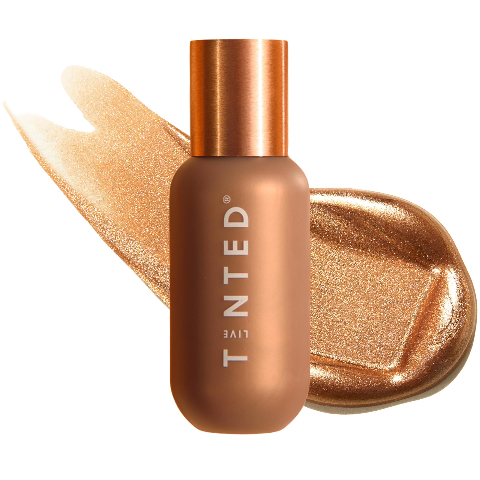 Live Tinted Hueglow Liquid Highlighter Drops - Lightweight Serum-Infused Highlighter, Non-Greasy Formula for Natural Radiance and Advanced Hydration, Dusk, 1.7fl oz / 50mL - TrustMedUSA