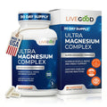 LiveGood™ Ultra Magnesium Complex, Organic Magnesium Glycinate and Gluconate for Muscle Recovery, Nerve Support & Relief – High Absorption Supplement, Vegan, Non-GMO, Made in USA, 60 Capsules - TrustMedUSA