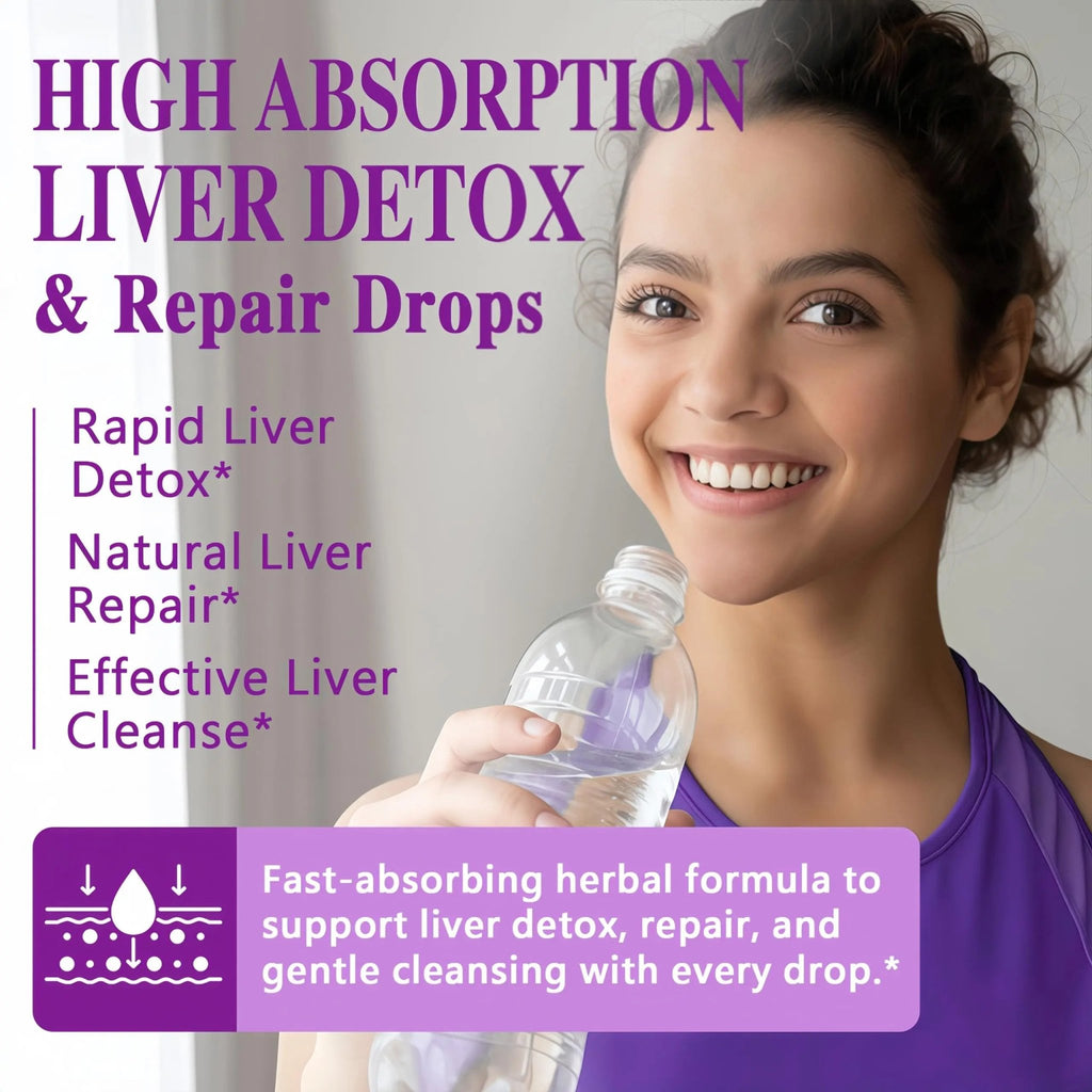 Liver Cleanse Detox & Repair Drops - Liquid Liver Support Tincture with Milk Thistle, Dandelion, Artichoke, TUDCA, NAC, Chanca Piedra - 15-in-1 Advanced Liver Detox Health Supplement - Vegan, Non-GMO - TrustMedUSA