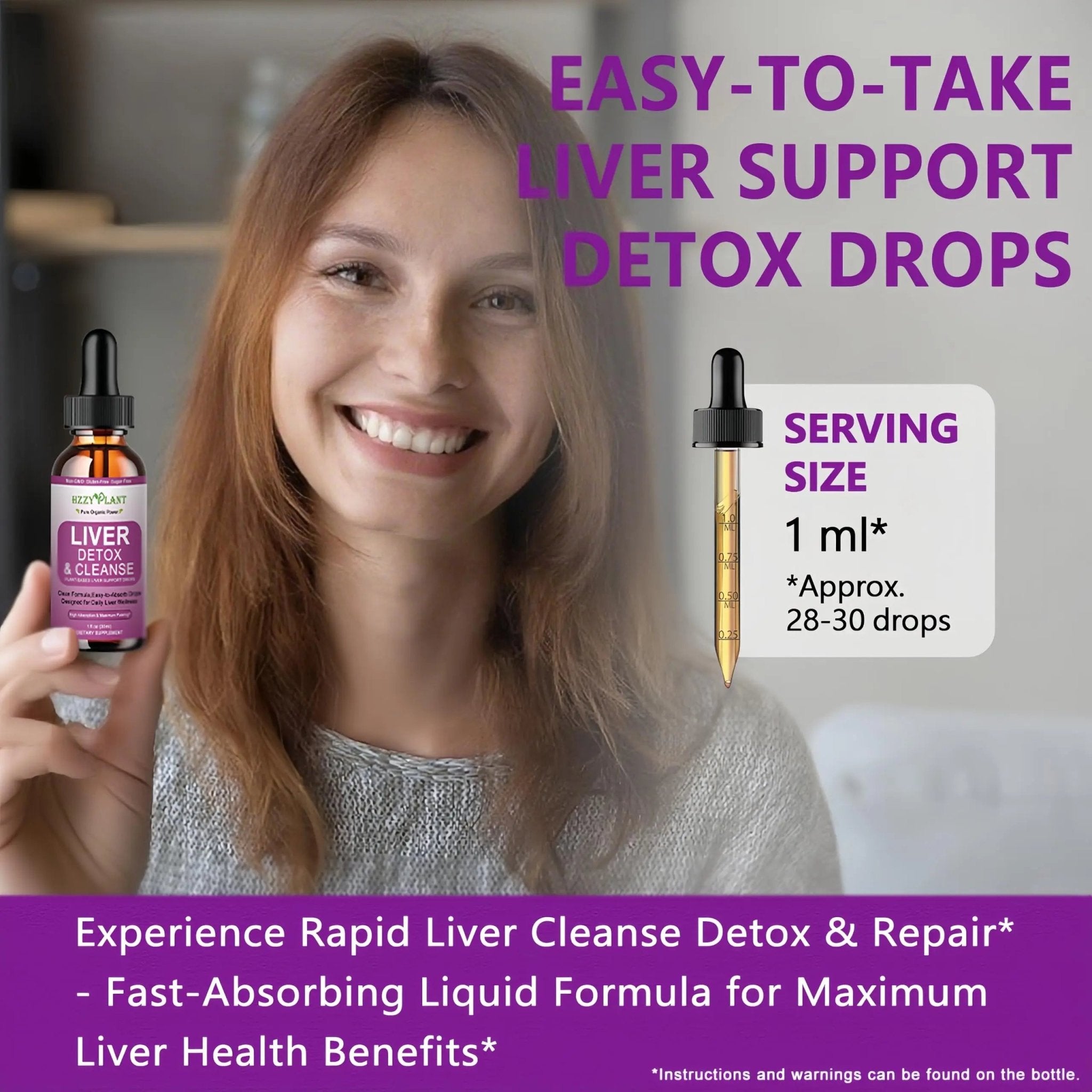 Liver Cleanse Detox & Repair Drops - Liquid Liver Support Tincture with Milk Thistle, Dandelion, Artichoke, TUDCA, NAC, Chanca Piedra - 15-in-1 Advanced Liver Detox Health Supplement - Vegan, Non-GMO - TrustMedUSA