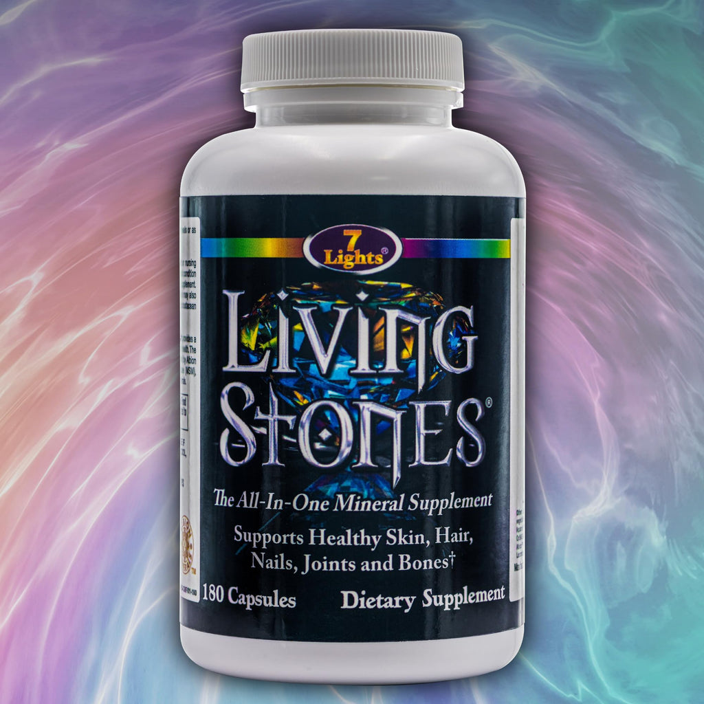 Living Stones, Complete Mineral Supplement with Zinc, Calcium, Magnesium, Selenium, Trace Minerals, No Added Iron, with MSM (Organic Sulfur) and Shilajit, Premium Absorption (30-Day Supply - 180 Caps) - TrustMedUSA