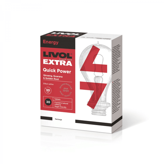 LIVOL Extra Sexual Performance for Men Vitality with Ginseng Extract 30 Tablets - TrustMedUSA