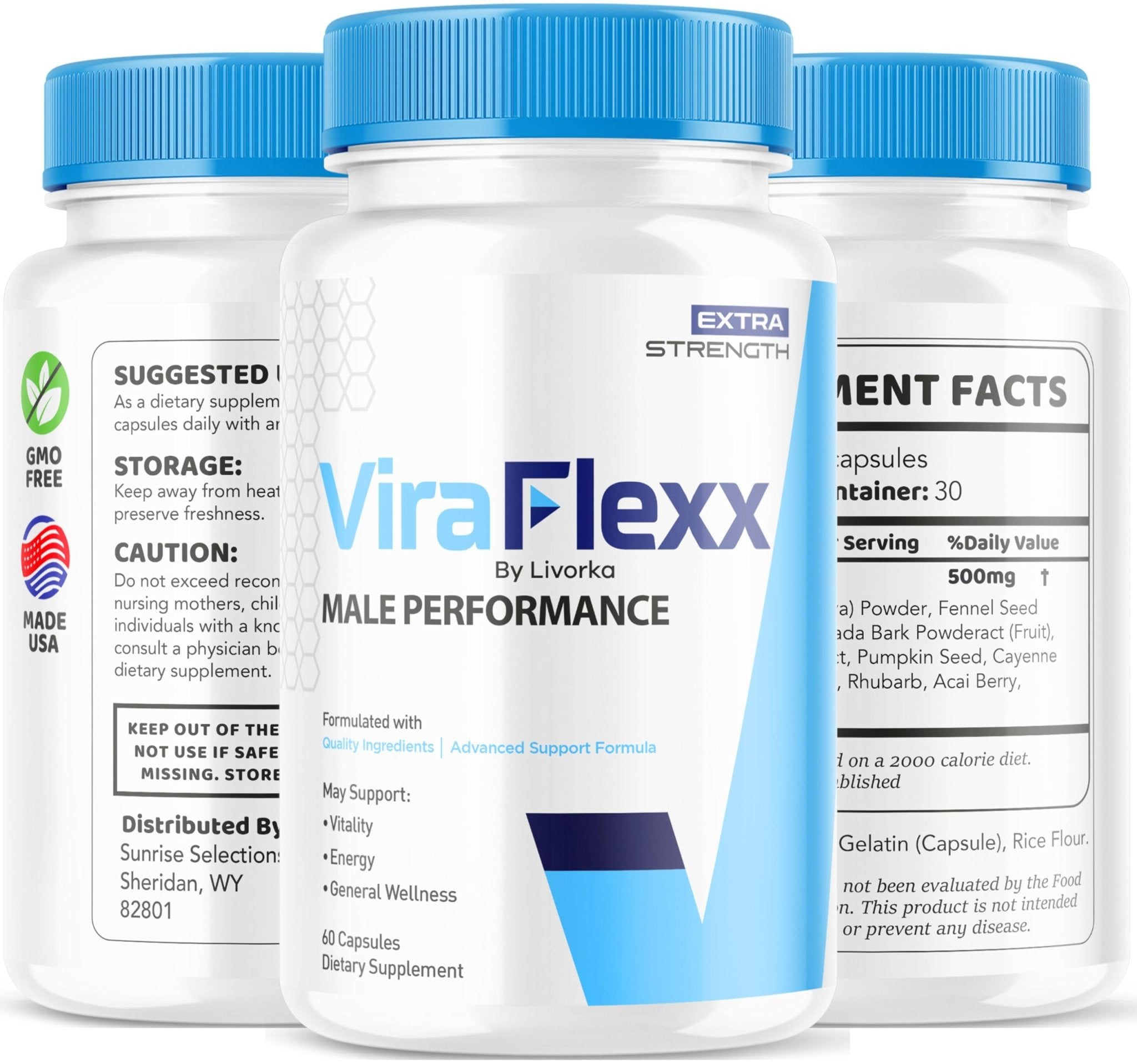 LIVORKA (3 Pack) ViraFlexx Capsules, ViraFlexx Advanced Support Formula Pills, Vira Flexx Pills (180 Capsules) - TrustMedUSA