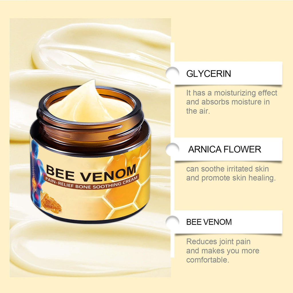 Liwoci Bee Venom Cream-Suitable for Neck, Waist, Back, Hands, Feet and Leg Joint Pain Care - TrustMedUSA