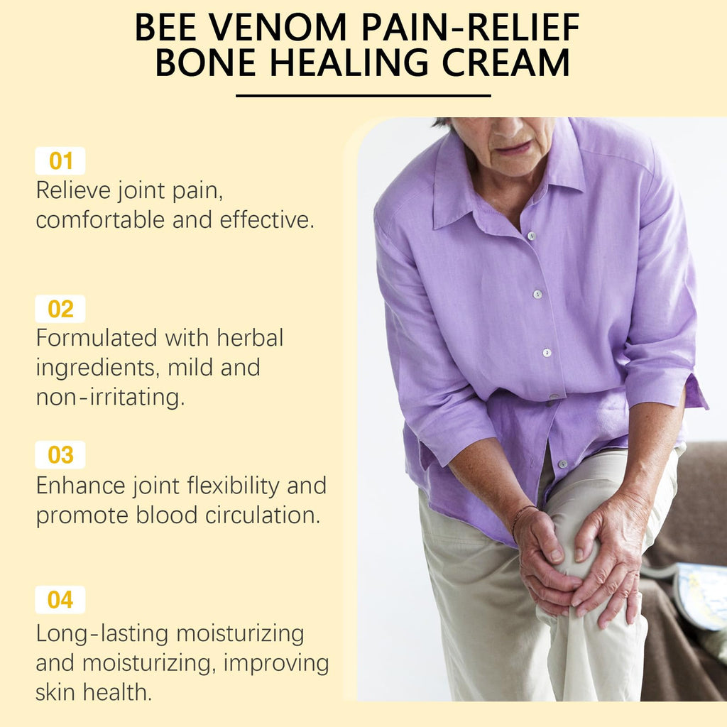 Liwoci Bee Venom Cream-Suitable for Neck, Waist, Back, Hands, Feet and Leg Joint Pain Care - TrustMedUSA