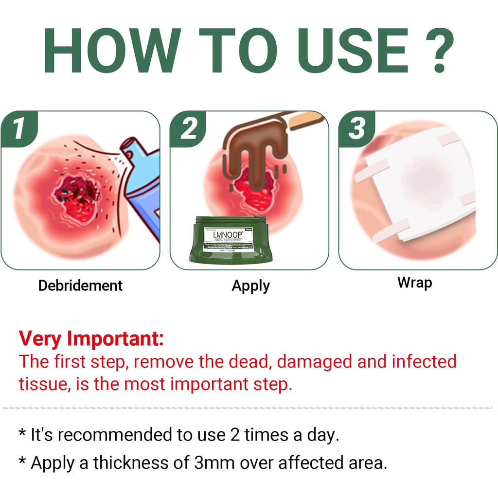 LMNOOP Perianal Repair Ointment: Treatments for Anal Fistula, Anal Fissure, Perianal Abscess, Rapid Relief from Pain, Burning, Itching, Swelling, Bleeding, and Discomfort by Jock Itch or Hemorrhoids - TrustMedUSA