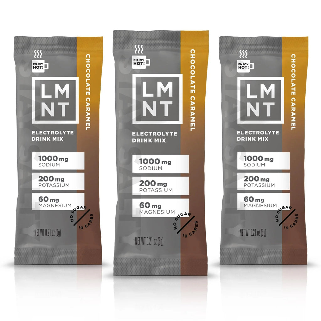 LMNT Hot Chocolate and Coffee Mixer - Chocolate Caramel Salt Electrolytes | No Sugar - TrustMedUSA
