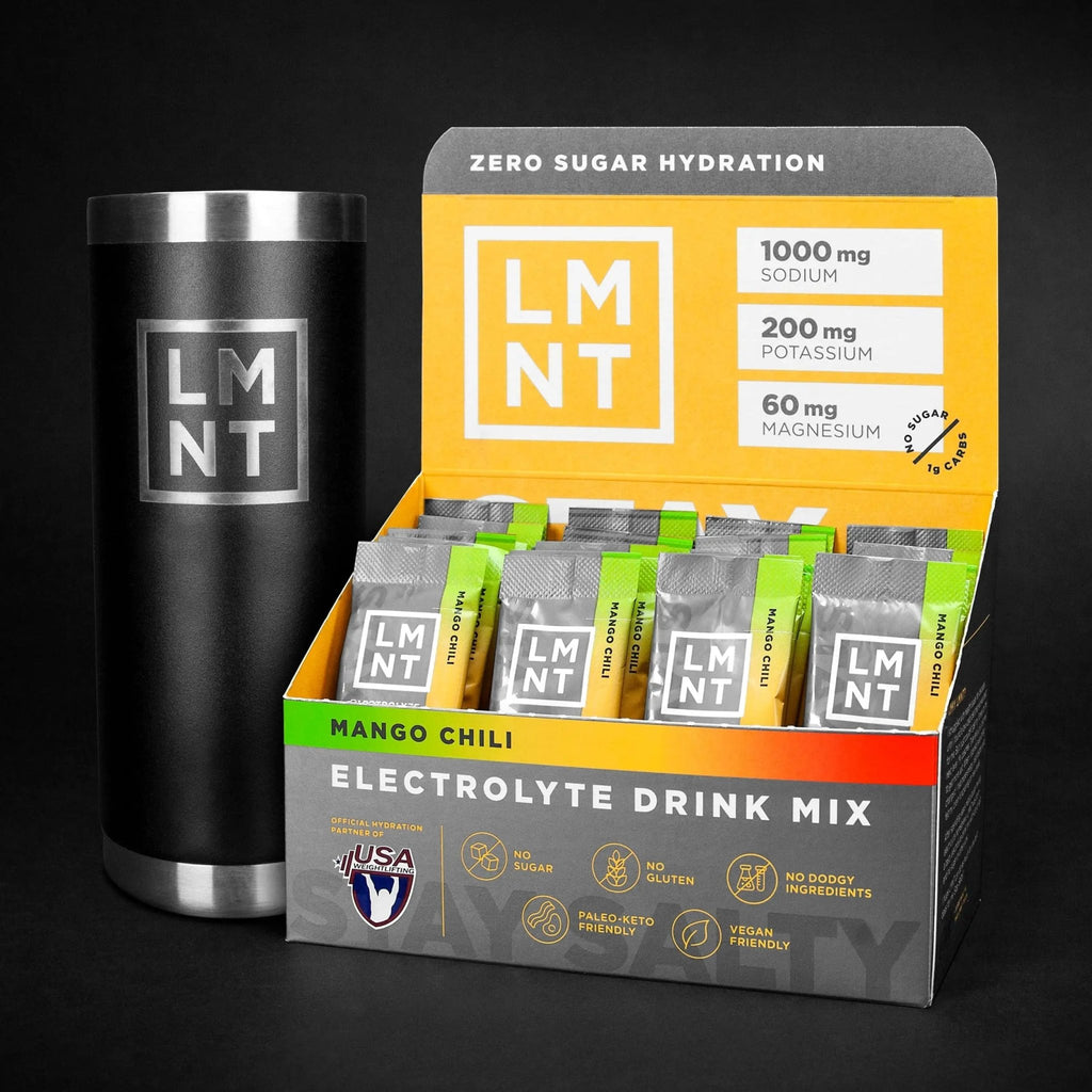 LMNT Keto Electrolyte Powder Packets | Paleo Hydration Powder | No Sugar, No Artificial - TrustMedUSA