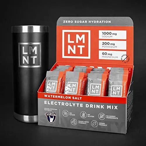 LMNT Keto Electrolyte Powder Packets | Paleo Hydration Powder | No Sugar, No Artificial - TrustMedUSA