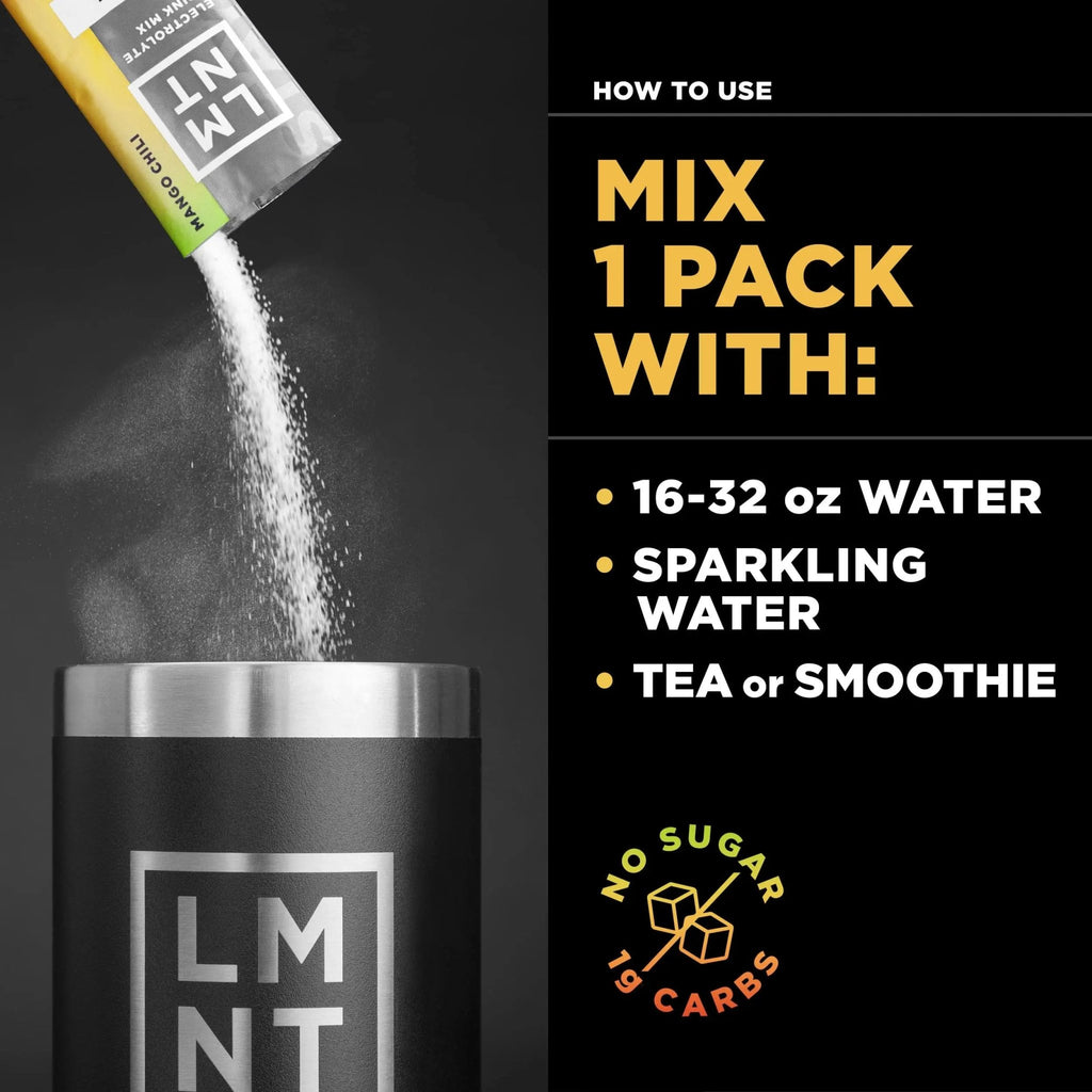 LMNT Keto Electrolyte Powder Packets | Paleo Hydration Powder | No Sugar, No Artificial - TrustMedUSA