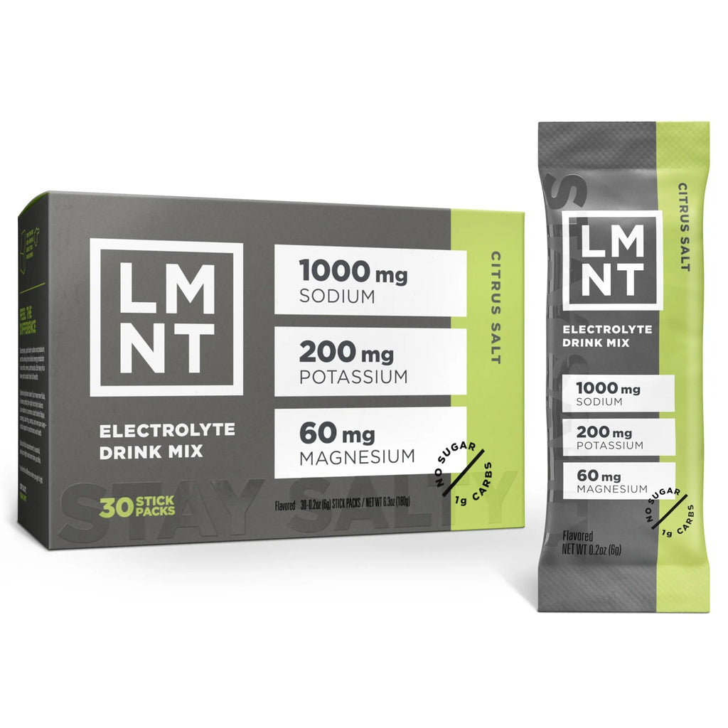 LMNT Zero Sugar Electrolytes - Citrus Salt | Drink Mix | 30-Count - TrustMedUSA