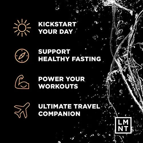 LMNT Zero-Sugar Electrolytes - Grapefruit Salt - Hydration Powder Packets | No Dodgy - TrustMedUSA