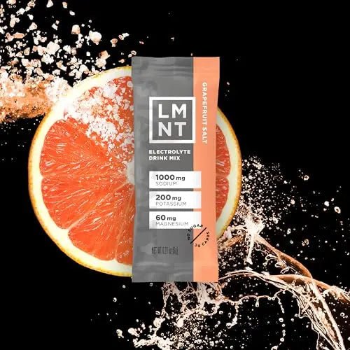 LMNT Zero-Sugar Electrolytes - Grapefruit Salt - Hydration Powder Packets | No Dodgy - TrustMedUSA