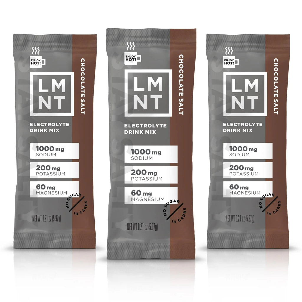 LMNT Zero-Sugar Electrolytes - Hot Chocolate Salt - Hydration Powder Packets - TrustMedUSA