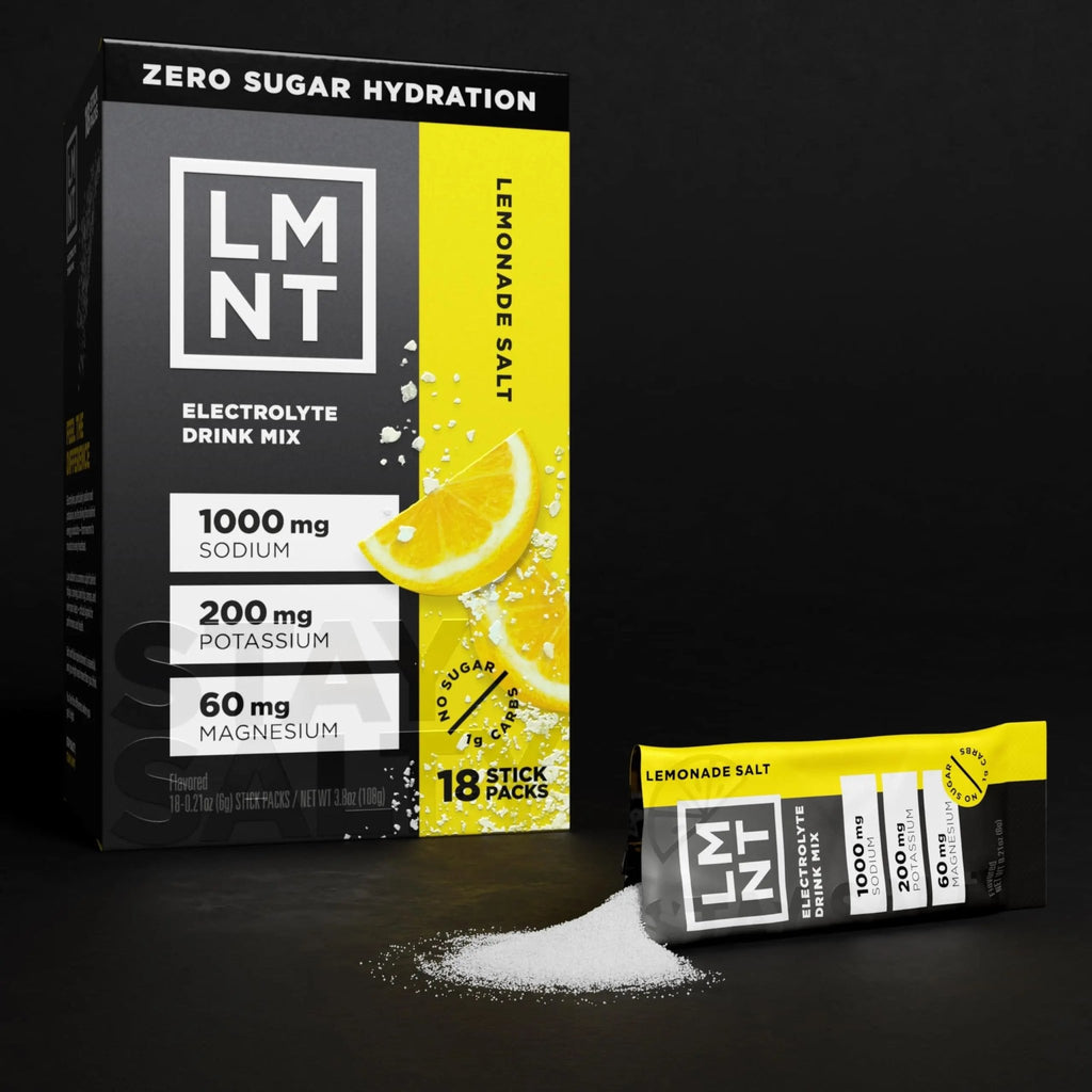 LMNT Zero Sugar Electrolytes - Lemonade | Drink Mix | 18-Count - TrustMedUSA