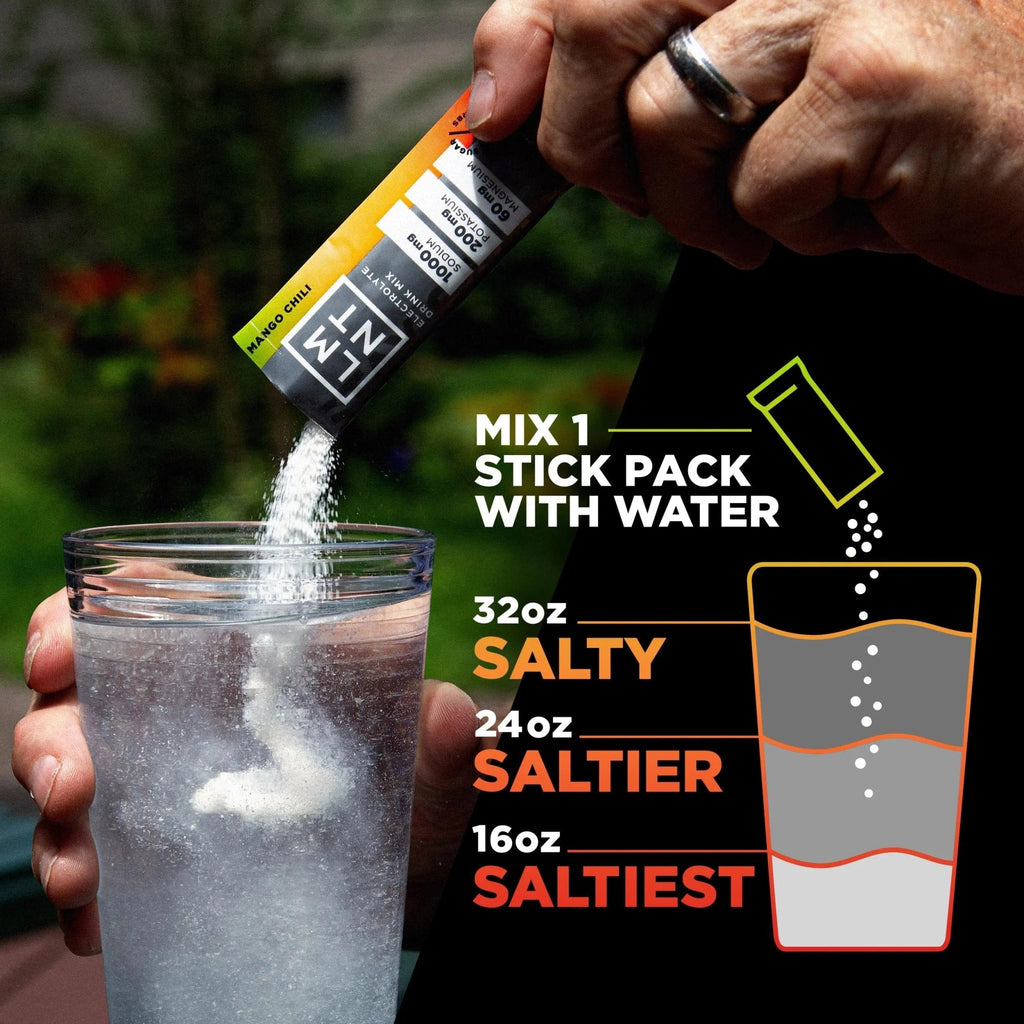 LMNT Zero Sugar Electrolytes - Mango Chili Salt | Drink Mix | 30 Count - TrustMedUSA