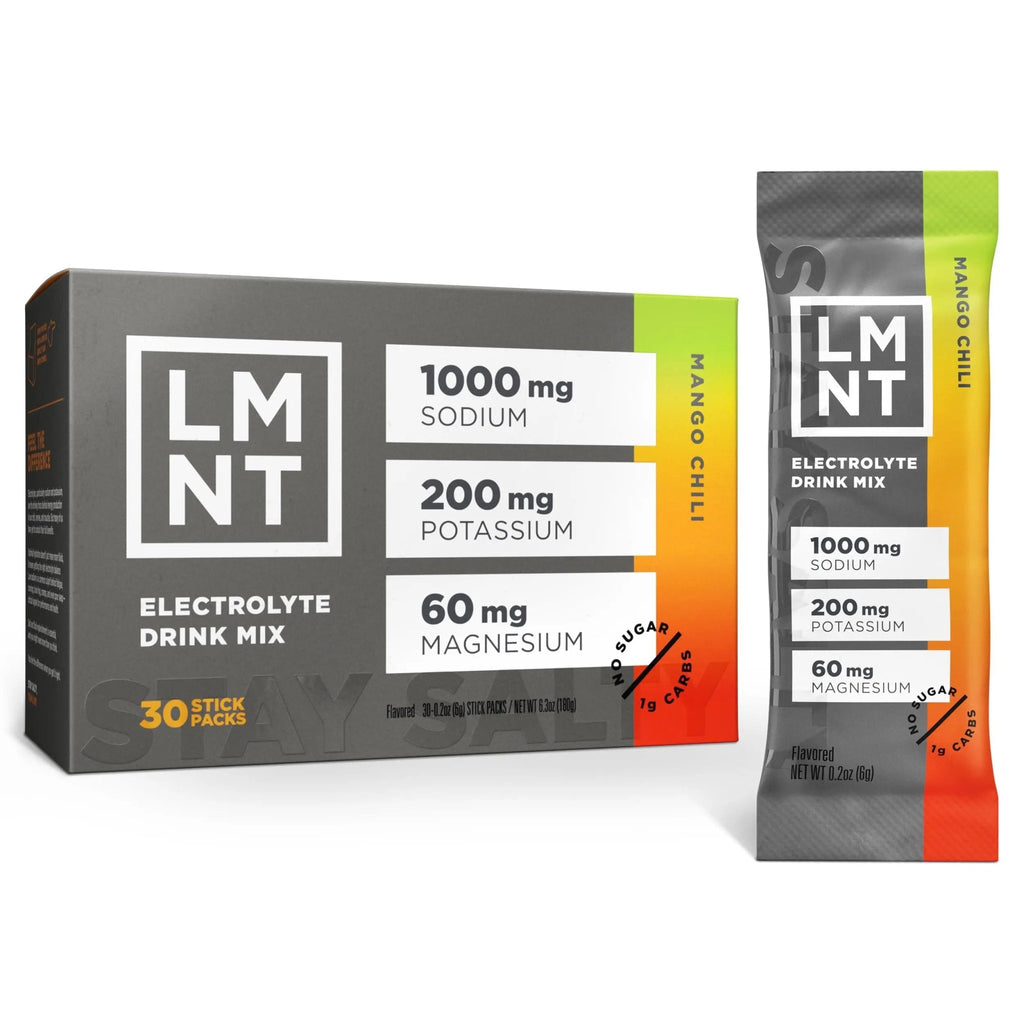 LMNT Zero Sugar Electrolytes - Mango Chili Salt | Drink Mix | 30 Count - TrustMedUSA