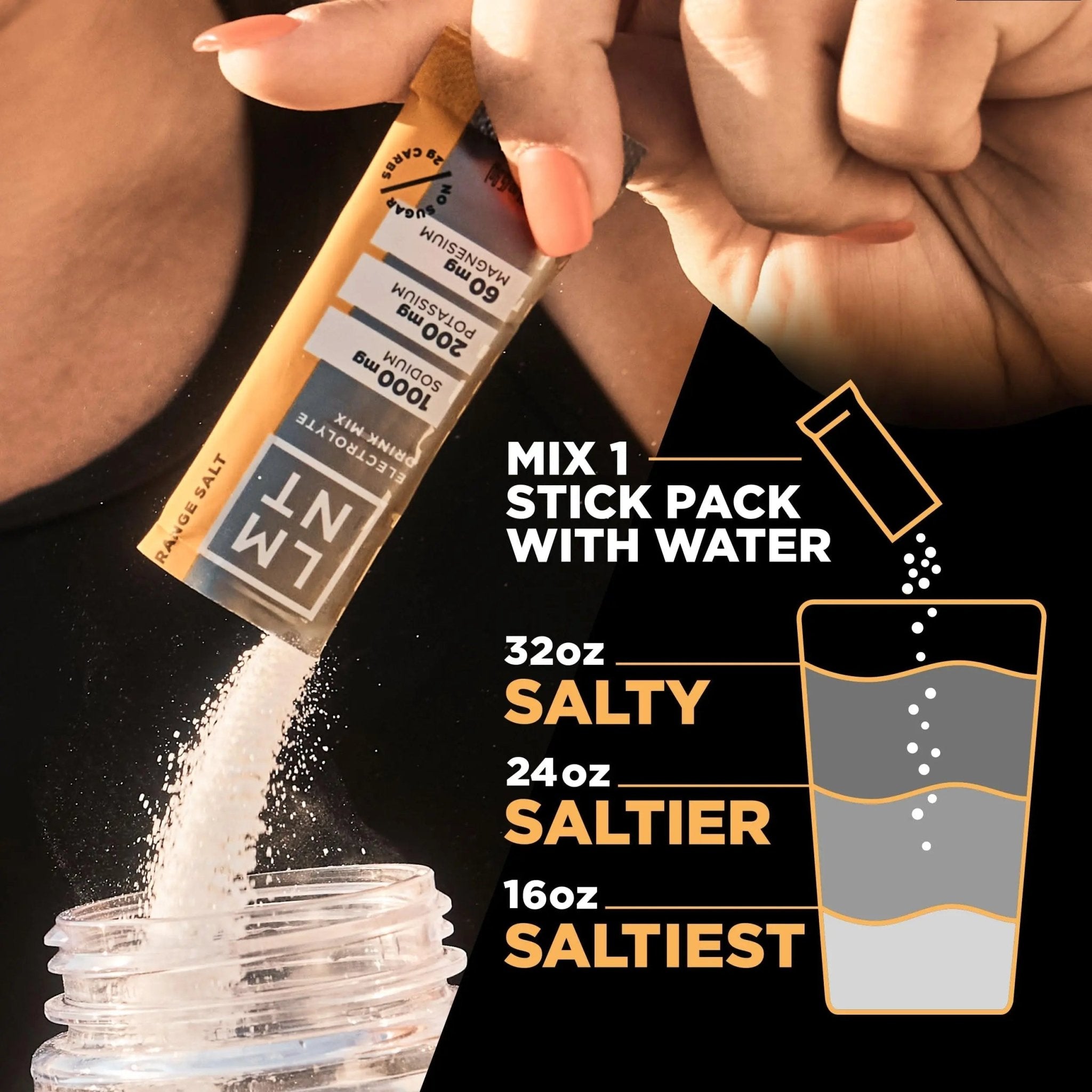 LMNT Zero Sugar Electrolytes - Orange Salt | Drink Mix | 30-Count - TrustMedUSA
