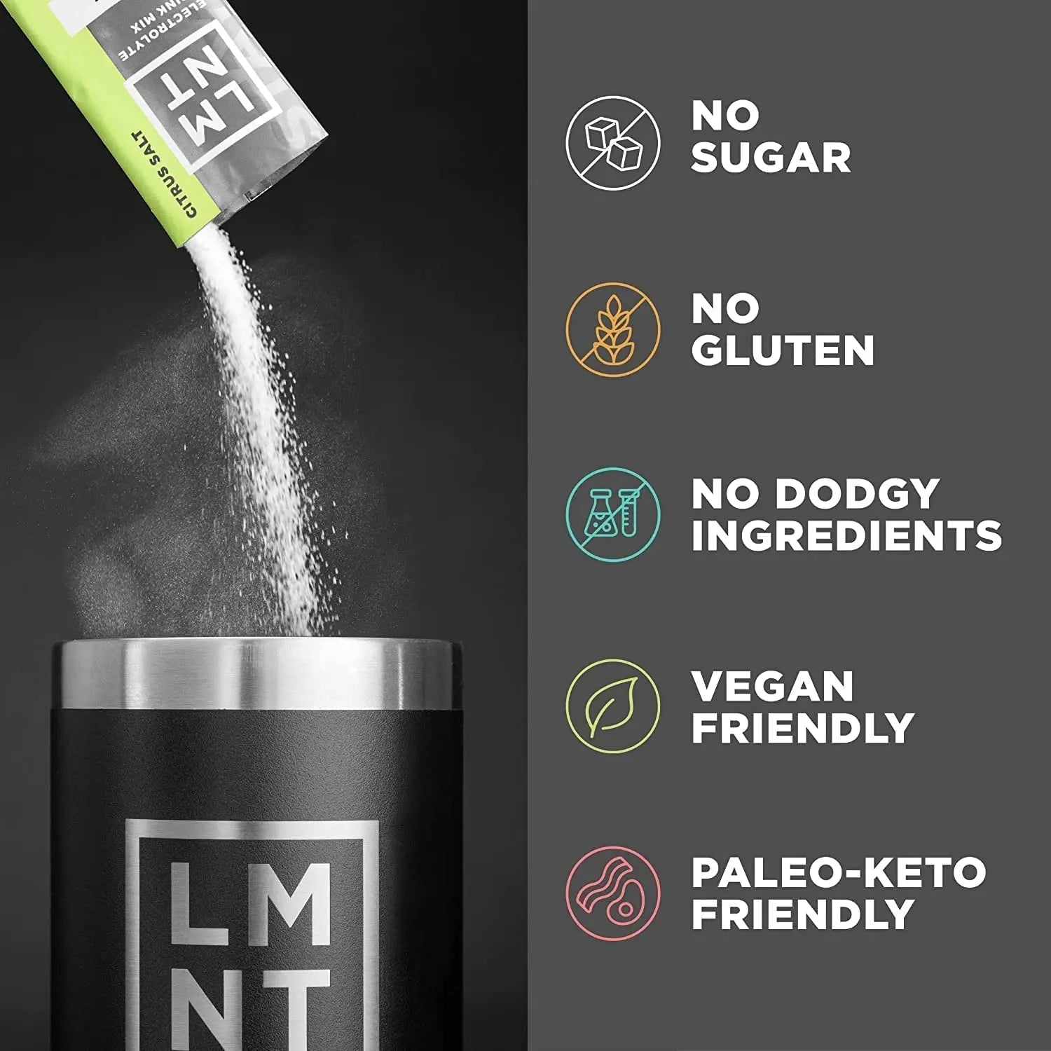 LMNT Zero Sugar Electrolytes - Sample Pack | Drink Mix | 8-Count - TrustMedUSA