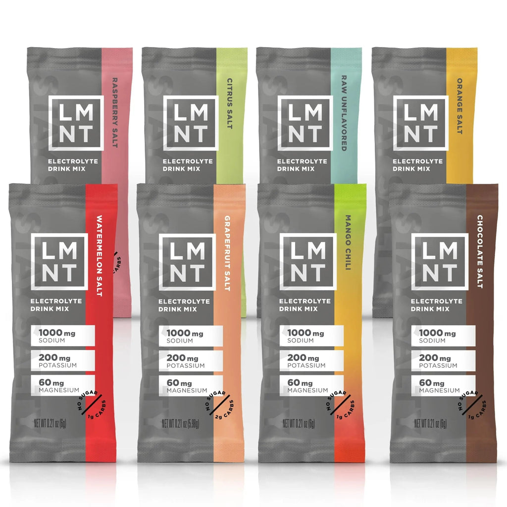LMNT Zero Sugar Electrolytes - Sample Pack | Drink Mix | 8-Count - TrustMedUSA