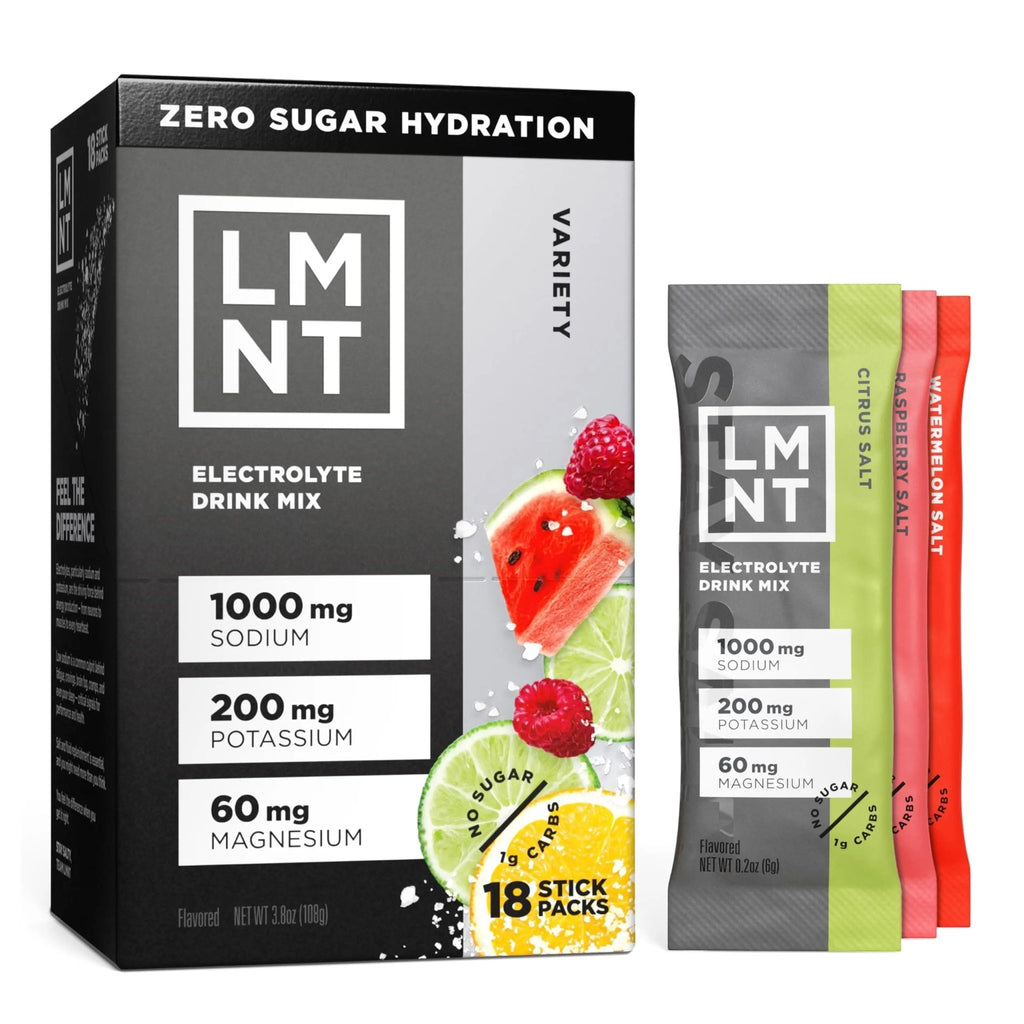 LMNT Zero Sugar Electrolytes - Variety Pack Bundle | Drink Mix | 18-Count - TrustMedUSA