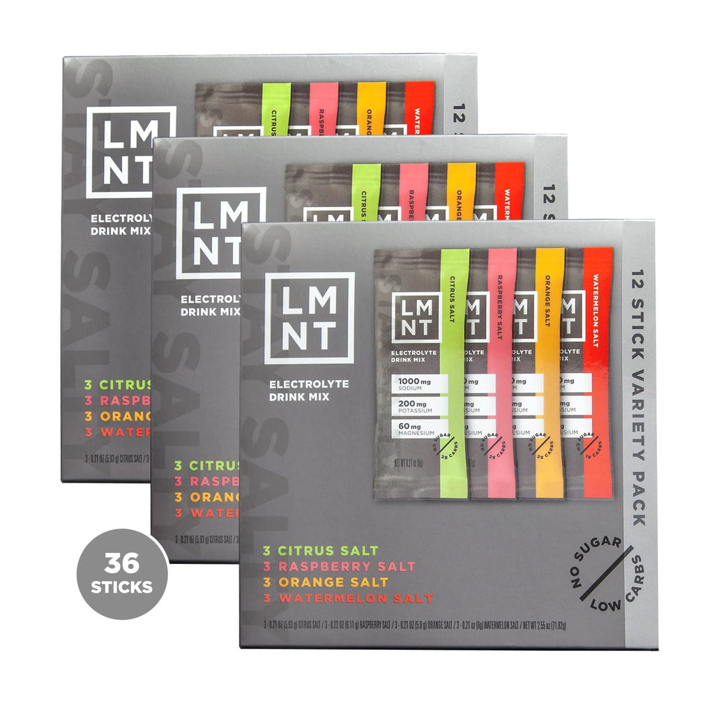 LMNT Zero-Sugar Electrolytes - Variety Pack Bundle - Hydration Powder Packets - TrustMedUSA