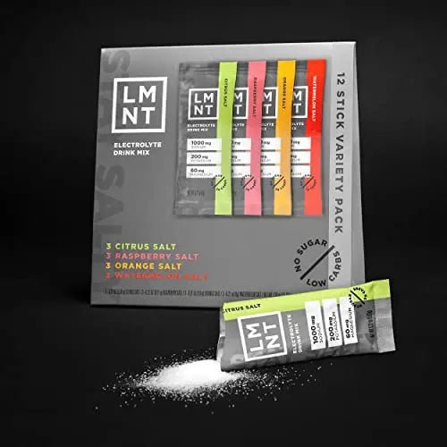 LMNT Zero-Sugar Electrolytes - Variety Salt - Hydration Powder Packets | No Dodgy Ingred - TrustMedUSA