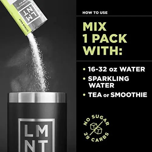 LMNT Zero-Sugar Electrolytes - Variety Salt - Hydration Powder Packets | No Dodgy Ingred - TrustMedUSA