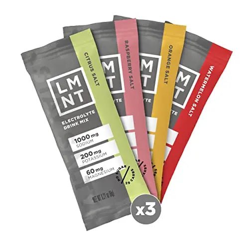 LMNT Zero-Sugar Electrolytes - Variety Salt - Hydration Powder Packets | No Dodgy Ingred - TrustMedUSA
