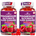 Lofux Magnesium Glycinate Gummies 400mg, Sugar Free Magnesium Gummies for Adults Women, Men, Chewable Supplement Gummy with L-Threonate, Vitamin D, B6, CoQ10 - for Calm, Sleep, Body Relaxation, 120 Ct - TrustMedUSA