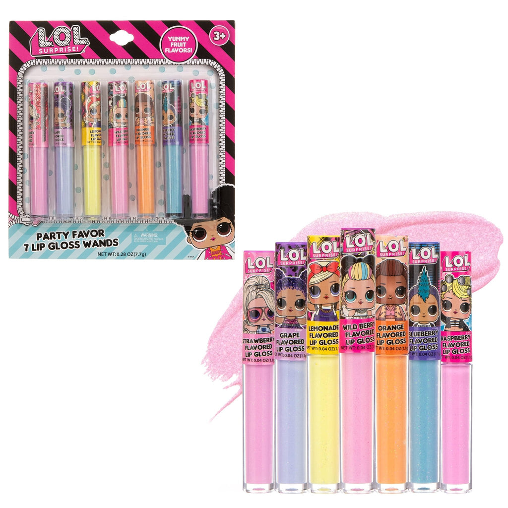 L.O.L Surprise 7-Pack Lip Gloss for Girls, Lol Lip Gloss - TrustMedUSA
